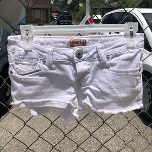White shorts size 0 Mudd